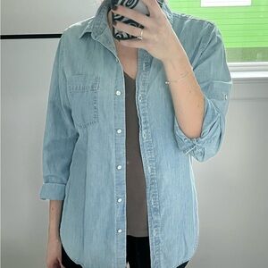 GAP Light Blue Denim Shirt